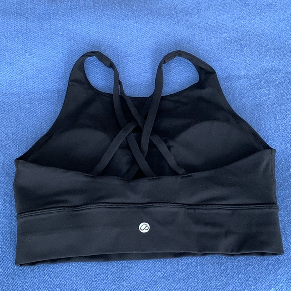CRZ Yoga Strappy Bra Size Small - Black EUC - Picture 2 of 4